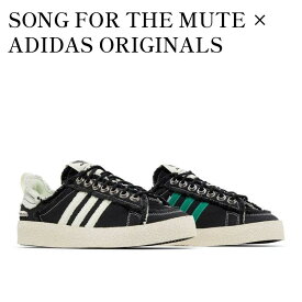 【お取り寄せ商品】SONG FOR THE MUTE × ADIDAS ORIGINALS CAMPUS 80S CORE BLACK/CREAM WHITE/LINEN GREEN ソングフォーザミュート × アディダス オリジナルス キャンパス 80s コアブラック/クリームホワイト/リネングリーン ID4791