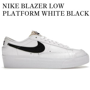 yCO 񂹏izNIKE BLAZER LOW PLATFORM WHITE BLACK STINGRAY (WOMEN'S) DZ5210-100 Y fB[X lC 