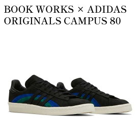 【お取り寄せ商品】BOOK WORKS × ADIDAS ORIGINALS CAMPUS 80 CORE BLACK/BOLD BLUE/COLLEGIATE ブックワークス × アディダスオリジナルス キャンパス 80 コアブラック/ボールドブルー/カリージャト GW3246