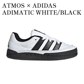 【お取り寄せ商品】ATMOS × ADIDAS ADIMATIC WHITE/BLACK アトモス × アディダス アディマティック ホワイト/ブラック ID7717