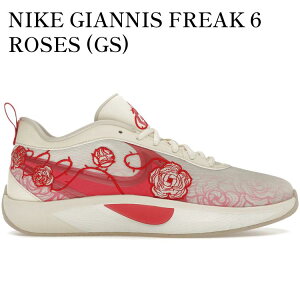 yCO 񂹏izNIKE GIANNIS FREAK 6 ROSES (GS) HM4216-100 Y fB[X lC 