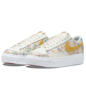 yCO 񂹏izNIKE BLAZER LOW PLATFORM FLORAL SAIL SULFUR (WOMEN'S) DV3210-100 Y fB[X lC 