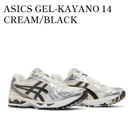 【お取り寄せ商品】ASICS GEL-KAYANO 14 CREAM/BLACK アシックス ゲルカヤノ14 クリーム/ブラック 1201A019-108