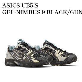 【お取り寄せ商品】ASICS UB5-S GEL-NIMBUS 9 BLACK/GUNMETAL アシックス UB5-S ゲルニンバス9 ブラック/ガンメタル 1201A656-001