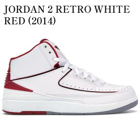 【海外限定 お取り寄せ商品】JORDAN 2 RETRO WHITE RED (2014) 385475-102 メンズ レディース 人気 おしゃれ