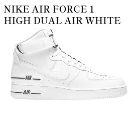 【お取り寄せ商品】NIKE AIR FORCE 1 HIGH DUAL AIR WHITE BLACK ナイキ エアフォース1 ハイ デュアル エア ホワイト ブラック CJ1385-100