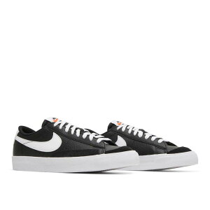 yCO 񂹏izNIKE BLAZER LOW 77 BLACK WHITE (GS) DA4074-002 Y fB[X lC 