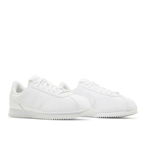 yCO 񂹏izNIKE CORTEZ BASIC SL TRIPLE WHITE (GS) 904764-100 Y fB[X lC 