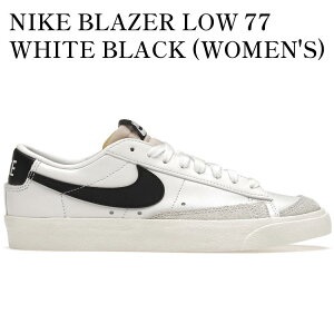 yCO 񂹏izNIKE BLAZER LOW 77 WHITE BLACK (WOMEN'S) DC4769-102 Y fB[X lC 
