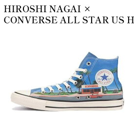 【お取り寄せ商品】HIROSHI NAGAI × CONVERSE ALL STAR US HIGH BLUE ヒロシ・ナガイ × コンバース オールスター US ハイ ブルー 1SC809