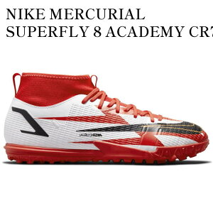 yCO 񂹏izNIKE MERCURIAL SUPERFLY 8 ACADEMY CR7 TF CHILE RED (GS) DB2679-600 Y fB[X lC 