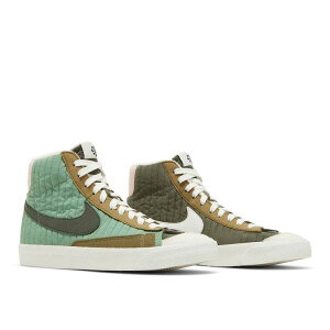 yCO 񂹏izNIKE BLAZER MID 77 PREMIUM TOASTY SEQUOIA QUILTED (GS) DO5216-331 Y fB[X lC 