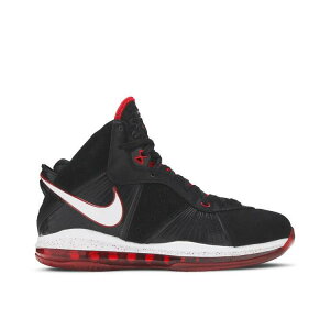 yCO 񂹏izNIKE LEBRON 8 BLACK/WHITE/RED 417098-002 Y fB[X lC 