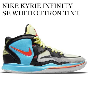 yCO 񂹏izNIKE KYRIE INFINITY SE WHITE CITRON TINT BALTIC BLUE (GS) DJ1172-112 Y fB[X lC 
