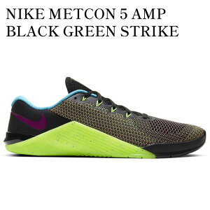 �y�C�O���� �����񂹏��i�zNIKE METCON 5 AMP BLACK GREEN STRIKE CD3395-046 �����Y ���f�B�[�X �l�C �������