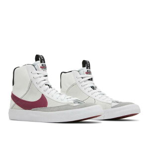 yCO 񂹏izNIKE BLAZER MID 77 SE RUSH MAROON (GS) DH8640-101 Y fB[X lC 