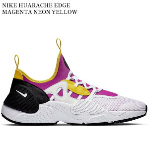 yCO 񂹏izNIKE HUARACHE EDGE MAGENTA NEON YELLOW BQ5206-500 Y fB[X lC 