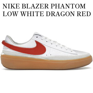 yCO 񂹏izNIKE BLAZER PHANTOM LOW WHITE DRAGON RED GUM FN5820-100 Y fB[X lC 