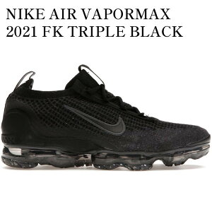 yCO 񂹏izNIKE AIR VAPORMAX 2021 FK TRIPLE BLACK (GS) DB1550-001 Y fB[X lC 