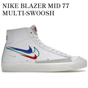 yCO 񂹏izNIKE BLAZER MID 77 MULTI-SWOOSH DN7996-101 Y fB[X lC 