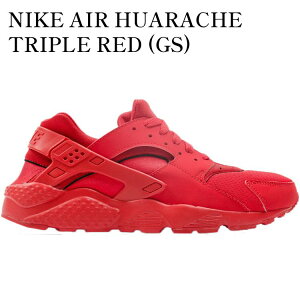 yCO 񂹏izNIKE AIR HUARACHE TRIPLE RED (GS) 654275-600 Y fB[X lC 