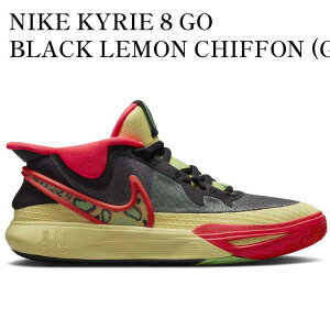 yCO 񂹏izNIKE KYRIE 8 GO BLACK LEMON CHIFFON (GS) DQ8076-003 Y fB[X lC 