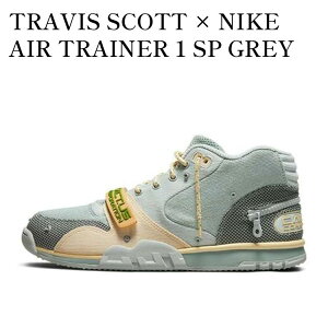 yCO 񂹏izNIKE AIR TRAINER 1 SP TRAVIS SCOTT GREY HAZE gBXXRbg × iCL GA g[i[ 1 SP O[wCY DR7515-001 Y fB[X lC 