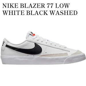 yCO 񂹏izNIKE BLAZER 77 LOW WHITE BLACK WASHED TEAL (GS) DA4074-108 Y fB[X lC 