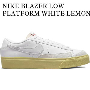 yCO 񂹏izNIKE BLAZER LOW PLATFORM WHITE LEMON WASH (WOMEN'S) DJ0292-109 Y fB[X lC 