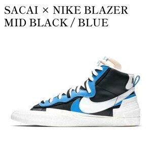 yCO 񂹏izNIKE BLAZER MID SACAI WHITE BLACK LEGEND BLUE TJC × iCL u[U[ ~bh zCg ubN WFhu[ BV0072-001 Y fB[X lC 