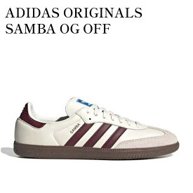 【お取り寄せ商品】ADIDAS ORIGINALS SAMBA OG OFF WHITE/MAROON/GUM アディダスオリジナルス サンバ OG オフホワイト/マルーン/ガム JR2659 メンズ レディース 人気 おしゃれ