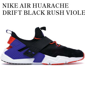 yCO 񂹏izNIKE AIR HUARACHE DRIFT BLACK RUSH VIOLET AH7335-002 Y fB[X lC 