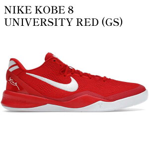 yCO 񂹏izNIKE KOBE 8 UNIVERSITY RED (GS) FN0266-601 Y fB[X lC 