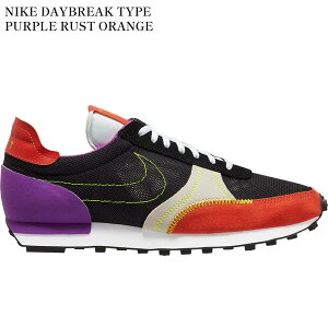yCO 񂹏izNIKE DAYBREAK TYPE PURPLE RUST ORANGE CJ1156-002 Y fB[X lC 