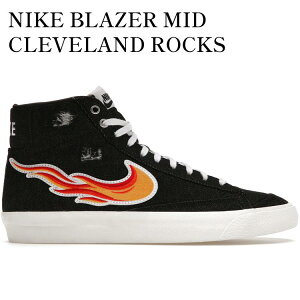 yCO 񂹏izNIKE BLAZER MID CLEVELAND ROCKS DQ7635-001 Y fB[X lC 