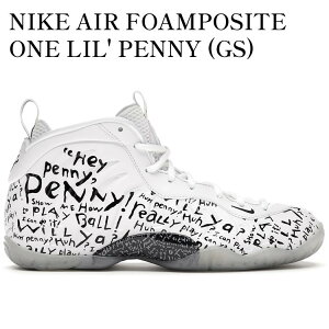 yCO 񂹏izNIKE AIR FOAMPOSITE ONE LIL' PENNY (GS) 644791-101 Y fB[X lC 