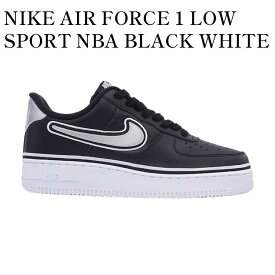 【お取り寄せ商品】NIKE AIR FORCE 1 LOW SPORT NBA BLACK WHITE ナイキ エアフォース ロー スポーツ NBA ブラック ホワイト AJ7748-001