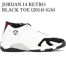 【海外限定 お取り寄せ商品】JORDAN 14 RETRO BLACK TOE (2014) (GS) 654963-102 メンズ レディース 人気 おしゃれ