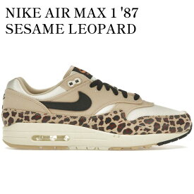 【海外限定 お取り寄せ商品】NIKE AIR MAX 1 '87 SESAME LEOPARD (WOMEN'S) ナイキ エア マックス 1 '87 セサミ レオパード (ウィメンズ) FV6605-200 メンズ レディース 人気 おしゃれ