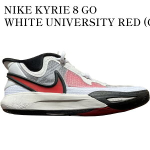 yCO 񂹏izNIKE KYRIE 8 GO WHITE UNIVERSITY RED (GS) DQ8076-100 Y fB[X lC 