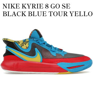yCO 񂹏izNIKE KYRIE 8 GO SE BLACK BLUE TOUR YELLOW (GS) DQ8080-012 Y fB[X lC 