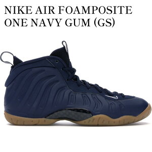 yCO 񂹏izNIKE AIR FOAMPOSITE ONE NAVY GUM (GS) 644791-405 Y fB[X lC 