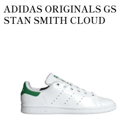 【お取り寄せ商品】ADIDAS ORIGINALS GS STAN SMITH CLOUD WHITE/GREEN アディダスオリジナルス GS スタンスミス クラウドホワイト/グリーン (キッズ) JP9710 メンズ レディース 人気 おしゃれ