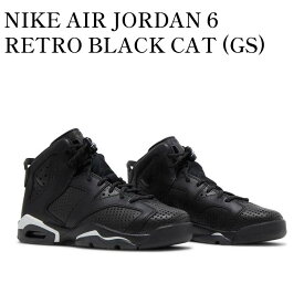 【お取り寄せ商品】NIKE AIR JORDAN 6 RETRO BLACK CAT (GS) ナイキ エアジョーダン6 レトロ ブラック キャット (GS) 384665-020