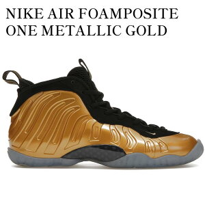 yCO 񂹏izNIKE AIR FOAMPOSITE ONE METALLIC GOLD (GS) 644791-700 Y fB[X lC 
