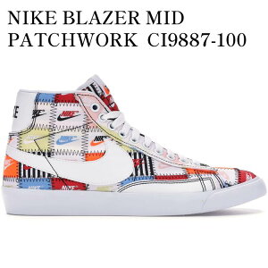 yCO 񂹏izNIKE BLAZER MID PATCHWORK CI9887-100 Y fB[X lC 