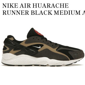 yCO 񂹏izNIKE AIR HUARACHE RUNNER BLACK MEDIUM ASH DZ3306-003 Y fB[X lC 