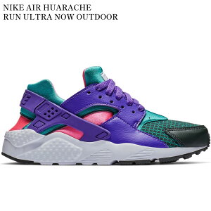 yCO 񂹏izNIKE AIR HUARACHE RUN ULTRA NOW OUTDOOR GREEN HYPER GRAPE (GS) BQ7096-300 Y fB[X lC 