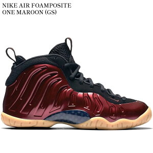yCO 񂹏izNIKE AIR FOAMPOSITE ONE MAROON (GS) 644791-600 Y fB[X lC 