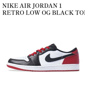 【お取り寄せ商品】NIKE AIR JORDAN 1 RETRO LOW OG BLACK TOE ナイキ エアジョーダン1 レトロ ロー OG ブラック トゥ CZ0790-106 メンズ レディース 人気 おしゃれ